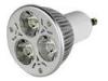 High Power Cree 3W Gu10 LED Spotlights Warm White For Indoor Lighting , 85V - 265V AC