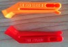 ISO12402-8 Plastic Yellow/Red Emergency Whistle