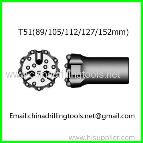 T51 quarry drilling tool-thread drilling button bits