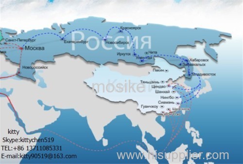 From Shenzhen Guangzhou to Moscow Novosibirsk Railway transport Agent