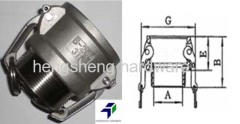 Hengsheng cam and groove -female coupler*male NPT type B