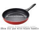 30 cm Aluminum Frying Pan With Nonstick Coating , Black Handle