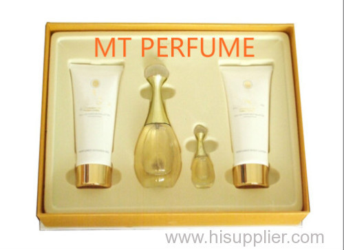 High quality brand designer lady perfume gift set