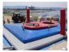 School Tarpaulin Inflatable Sports Games , Volleyball Court / Water Volleyball Court