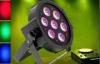 High Brightness 4 in 1 RGBW LED Par Lights 10W * 7 Bulbs For Stage Show