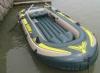 Colorful olympic PVC Inflatable Fishing Boat tender for water games