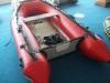 Big Red PVC Inflatable Boat For Adult / Inflatable Fishing Boat