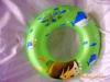 Green PVC entertainment Safety baby Inflatable Swim Ring , kids Floating Rings