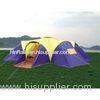 Glass fibre + Oxford Cloth Inflatable Party Wild Camping Tent 4 * 6 * 1.36m