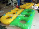 Customed green Water Proof PVC Inflatable rescue Boat Drifting Sport