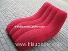 Portable Red home Modern Inflatable party Furniture Sofa chiar customed