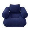 Deep Blue Lesuire Modern Inflatable Furniture Sofa lounge blow up couch