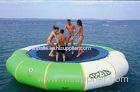 Colorful Inflatable Water Toys , Inflatable Water Trampoline Exciting Water Jumping