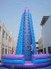 Unique Blue PVC tarpaulin Outdoor Inflatable Rock Climbing games Wall