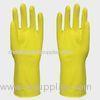 Spray flocklined Household Latex Gloves , Industrial Latex Gloves