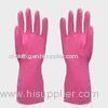 Beaded cuff Kitchen Latex Gloves for sanitation departments , cleaning