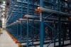 Blue Adjustable Beam Narrow Aisle Pallet Racking , Metal Storage Shelves