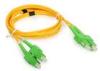 High precision SC / APC - SC / APC Singlemode Fiber Optic Patch Cord Dumplex