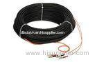 OEM LC 2cores Bunch Cable , water resistance Fiber optical patch cord