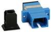 Square SX SM Optical Adapter IEC Standard with zinc alloy and plastic housing