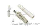 LC Optical Fiber Connector Mulimode Beige Color for Cable 3.0mm