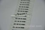 Small Soft DR EAS Labels With Polystyrene / Polyethylene 0.35mm Thickness