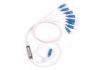 Mini SC / PC Fiber Optical PLC Splitter 1X4 / 1X64 for Passive optical network CATV