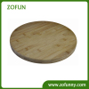 round bamboo cutting board