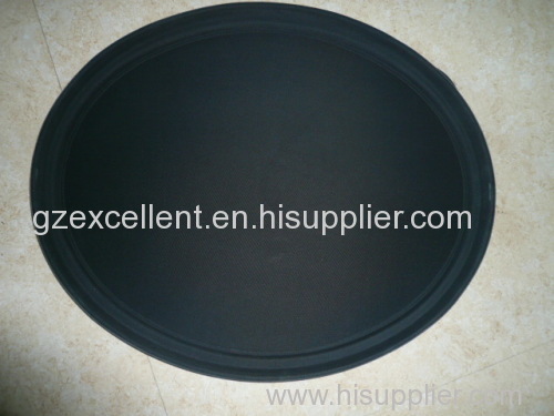 Non slip tray, PP,Oval, 490x590mm