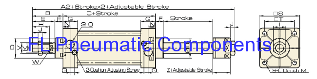 SCJ Type Pneumatic Cylinders