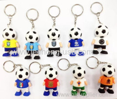 Novelty gift soft PVC keychain