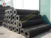 Black Cylindrical Rubber Fender With High Performance , 500X250