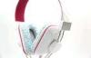 Cute Studio Music Portable Stereo Headphones With Flat Cable , RoHS