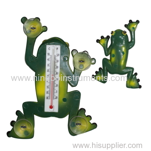 Frog shape Window thermometer