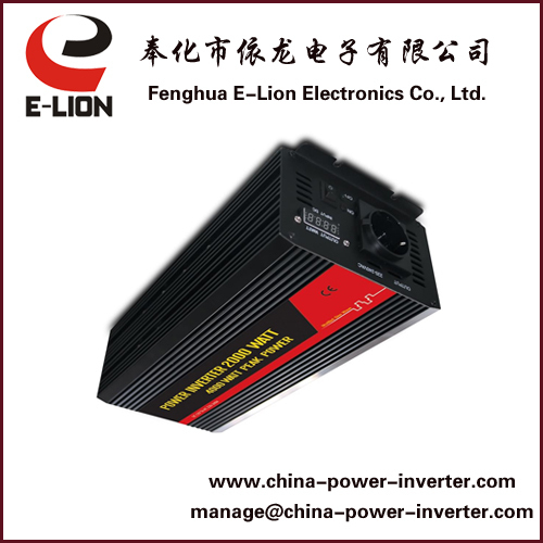 2000W digital display  DC12V power inverter