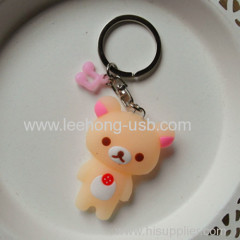 Smart charming keychain bear shape