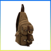 Trendy style hiking sports bag canvas message bag chest bag