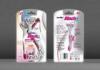 Pink Hotel Stainless steel 4 Blade Disposable Razors For Men Shaving