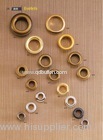 golden color round shaped eyelets