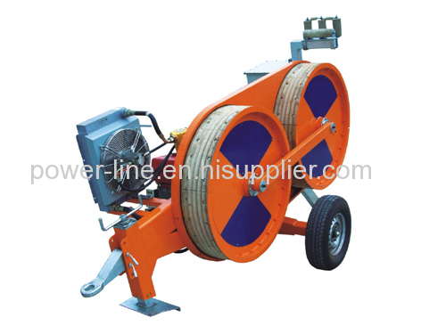 Conductor OPGW ADSS optic fiber cable Tension stringing equipment for 35KV power line transmission