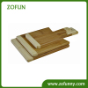 3pcs bamboo pizaa cutting board set