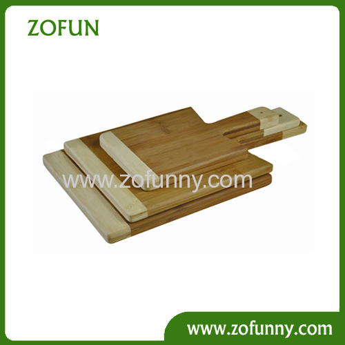 3pcs bamboo pizaa cutting board set
