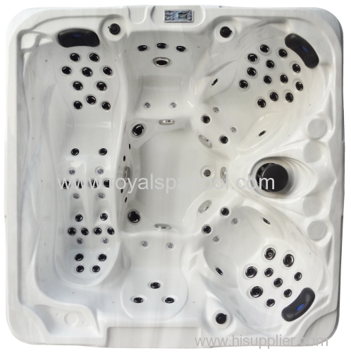 Freestanding Insulation center drain massage outdoor spa