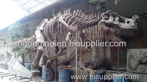 shopping mall decoration dinosaur skeleton