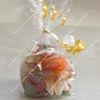 Cakes Clear Printed Opp Block Bottom Bags Customized Size With Side Gusset