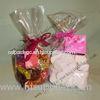 Iso Plastic Clear Printed Opp Block Bottom Bags Flat Base For Cakes Cookies