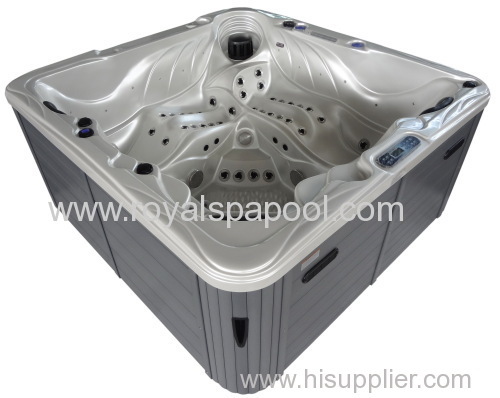 Two lounges Outdoor SPA whirlpool hot tub in feet price with TV