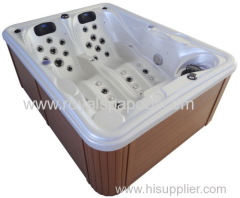 Portable outdoor spa Double Lounge Hot Tub Jacuzzi spa