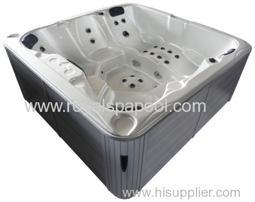 hot tub outdoor massage jacuzzi spa Used for 6 Persons with Led Light