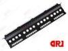 black UTP network RJ45 90 degree cat5e patch panel with 24 port